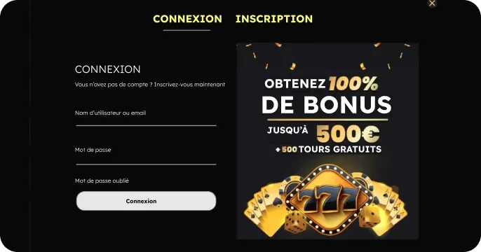 Casino Extra login